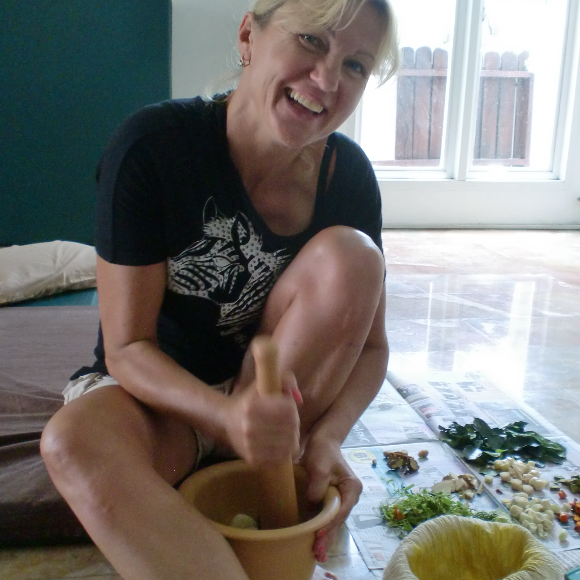 Making Herb Ball